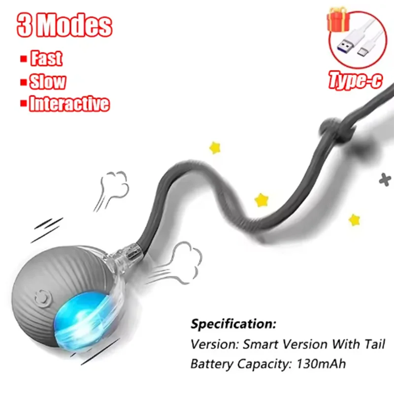 Hot intelligent interactive cat ball long-lasting pet dog toys