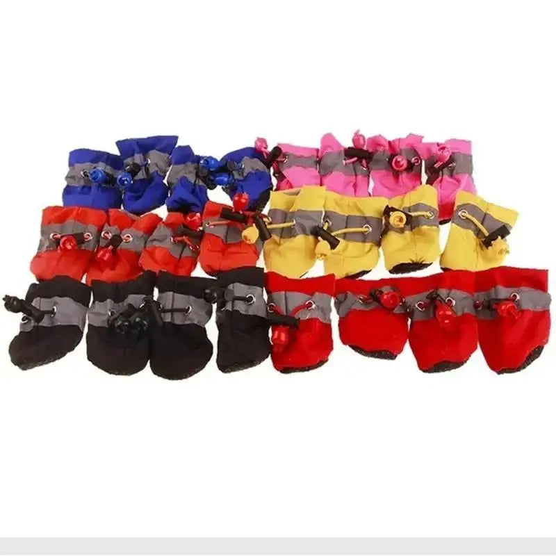 Pet Dog Shoes Anti-slip Rain Snow Boot Thick Warm For Small Cats Dogs Puppy Socks Booties
