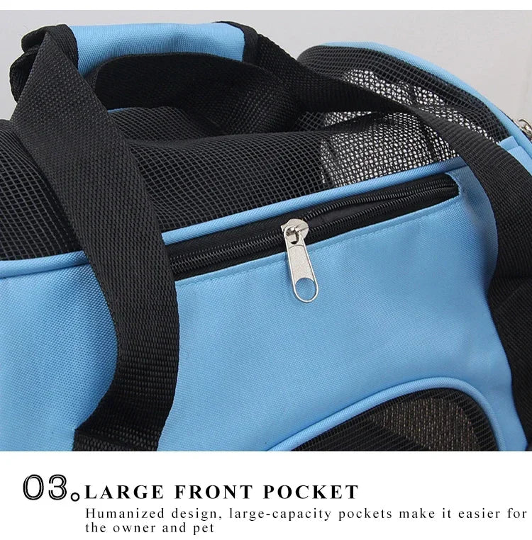 Portable Dog Cat Carrier Bag Pet Puppy Travel Bags Breathable Mesh