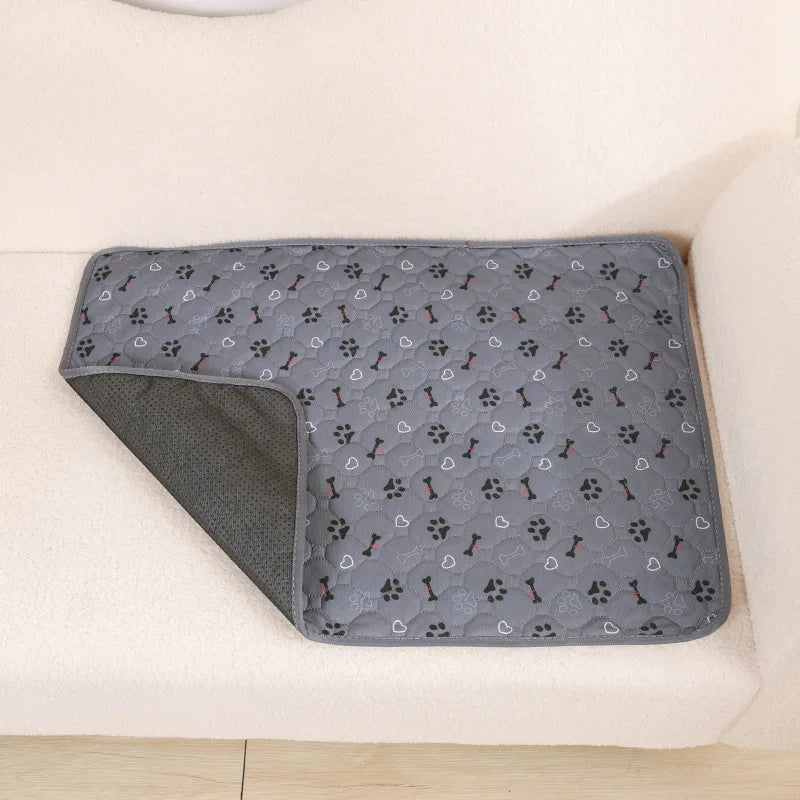 Dog Pee Pad Blanket Reusable Absorbent Diaper Washable Puppy