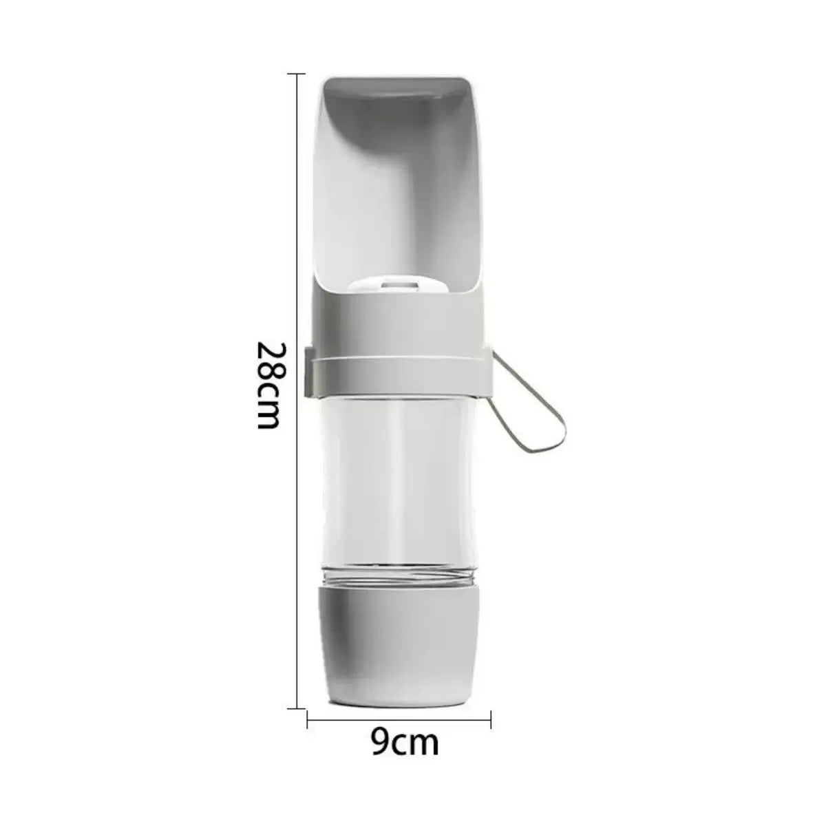 Portable Dog Cat Water Bottle with Storage Food