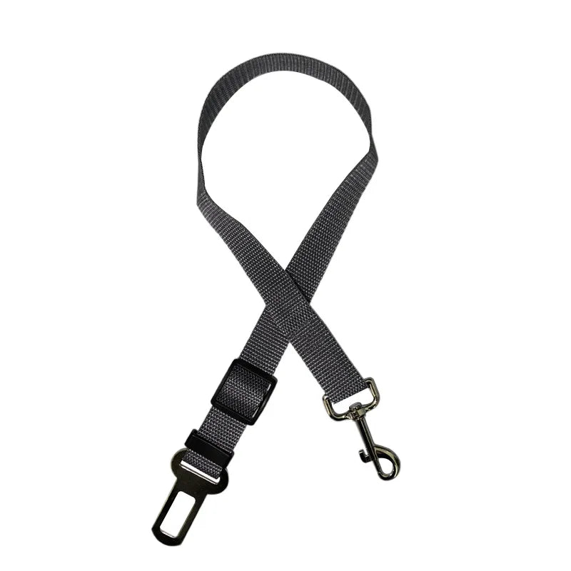 Car Seat Belt Pet Seat Vehicle Dog Harness Lead Clip Safety Lever Traction Dog Collars