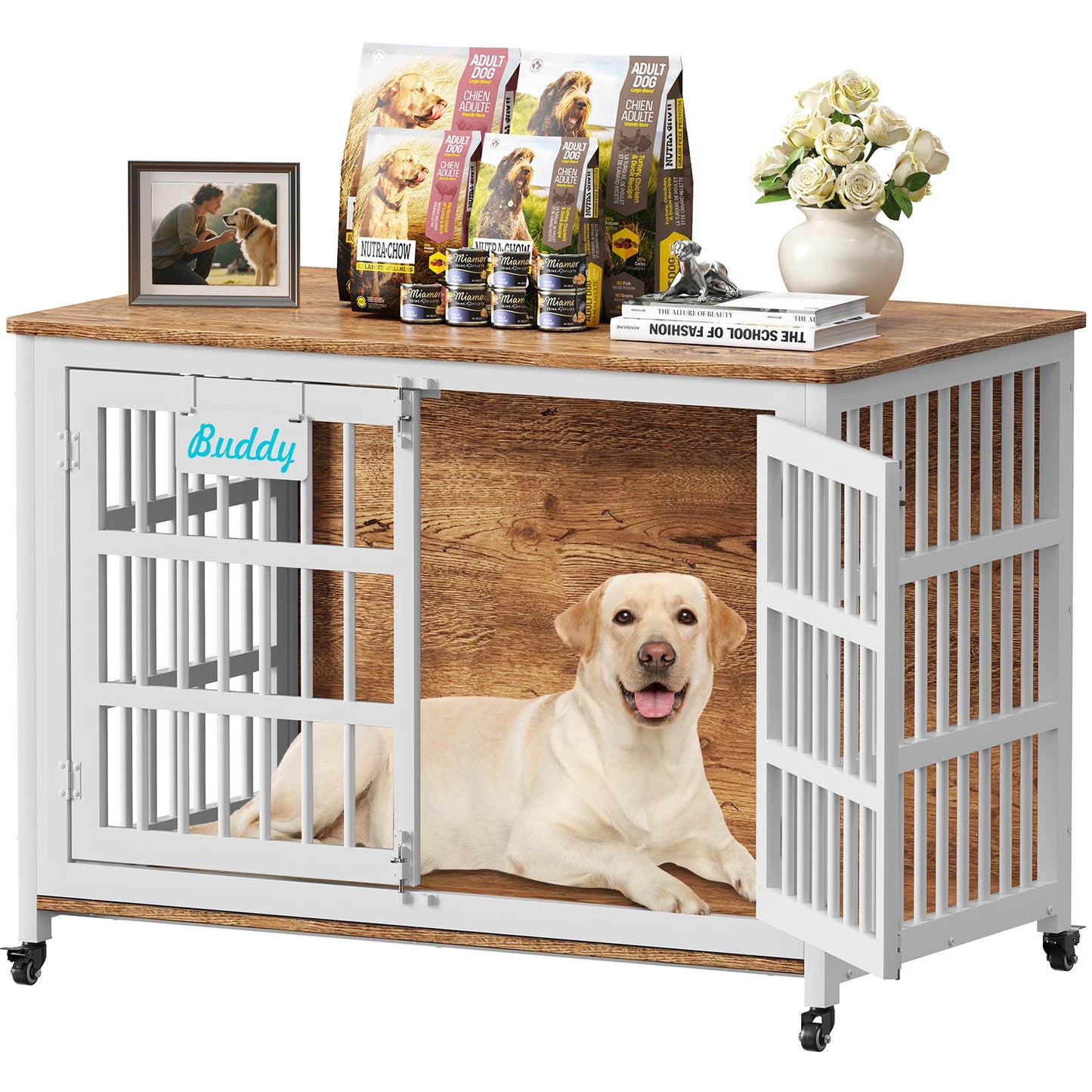 Heavy Duty Dog Kennel Indoor for Large and Medium Dogs