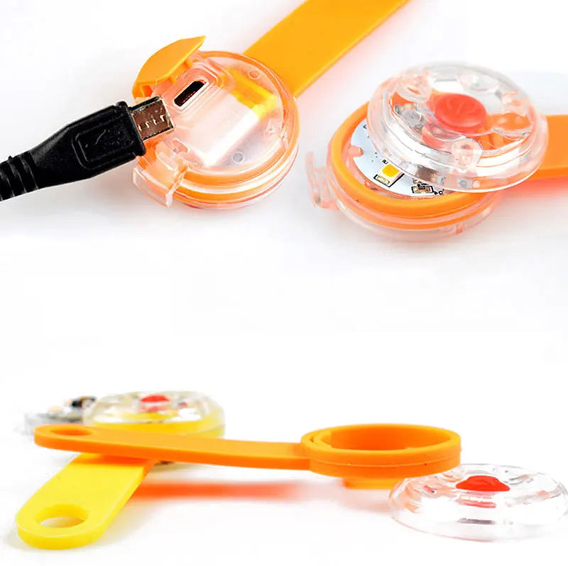 LED Pet Tracking Luminous Pendant Ligh Dogs Collars Dog Wear