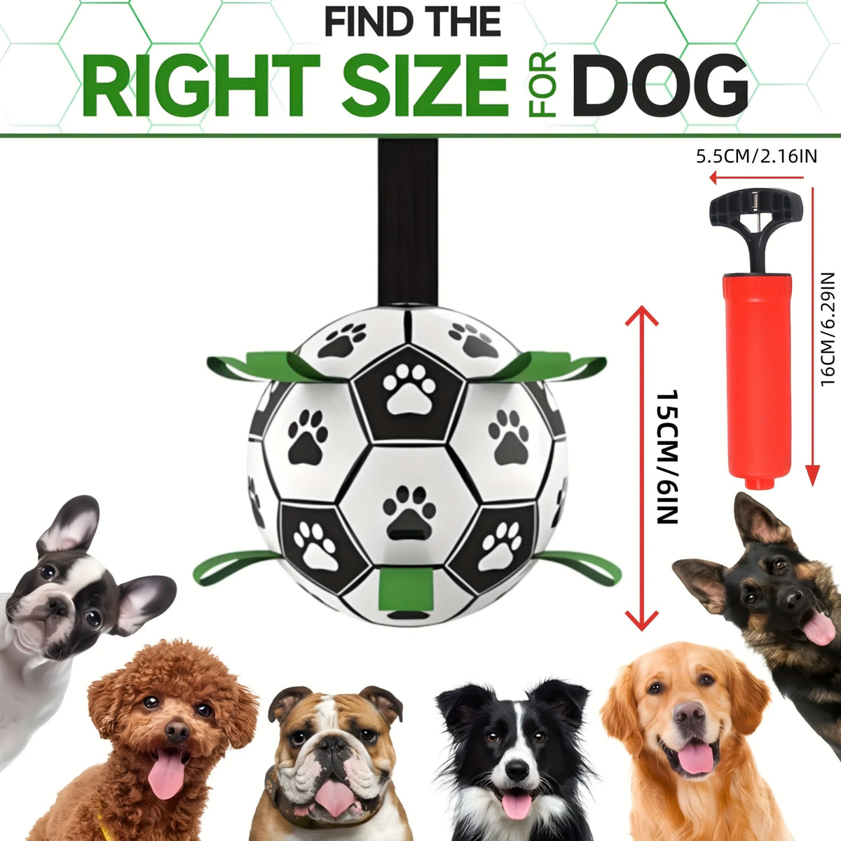 Durable Water Ball for Dogs, Dog Chasing and Playing Toy, Without Battery
