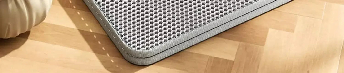 Premium Large Cat Litter Mat  Non-Slip Washable Pet Toilet Pad Sand Control