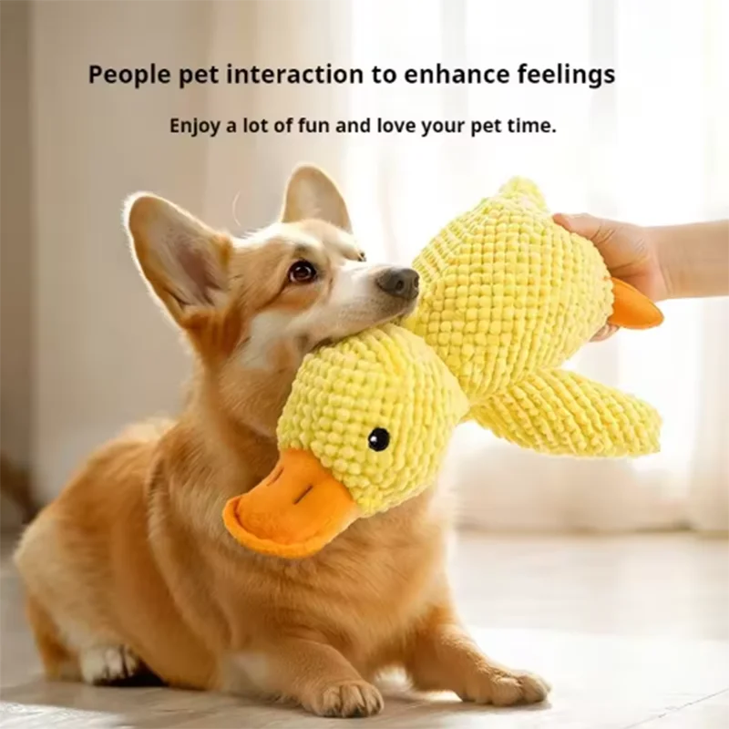 Duck Dog Toy Plush Chew Resistant Durable