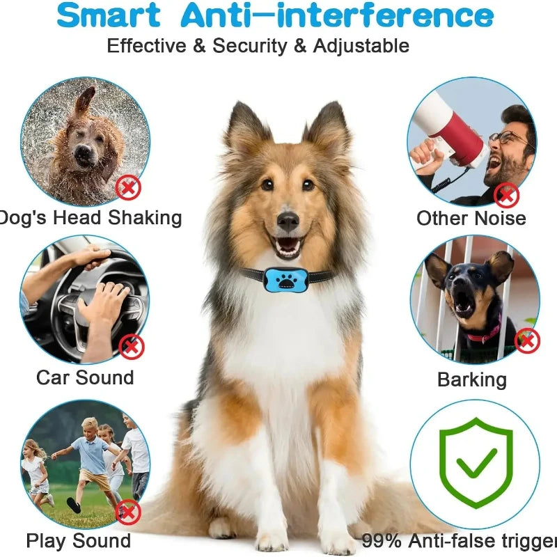 Ultrasonic Stop Barking Vibration Anti Bark Collar