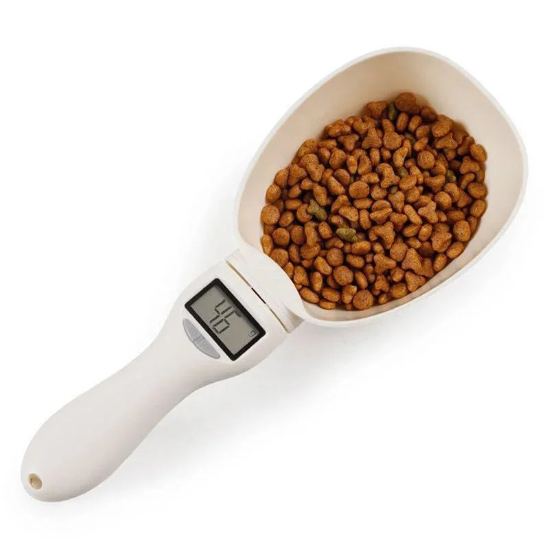 Pet Food Cup Digital Spoon Scale Kitchen Food Scale with LED Display