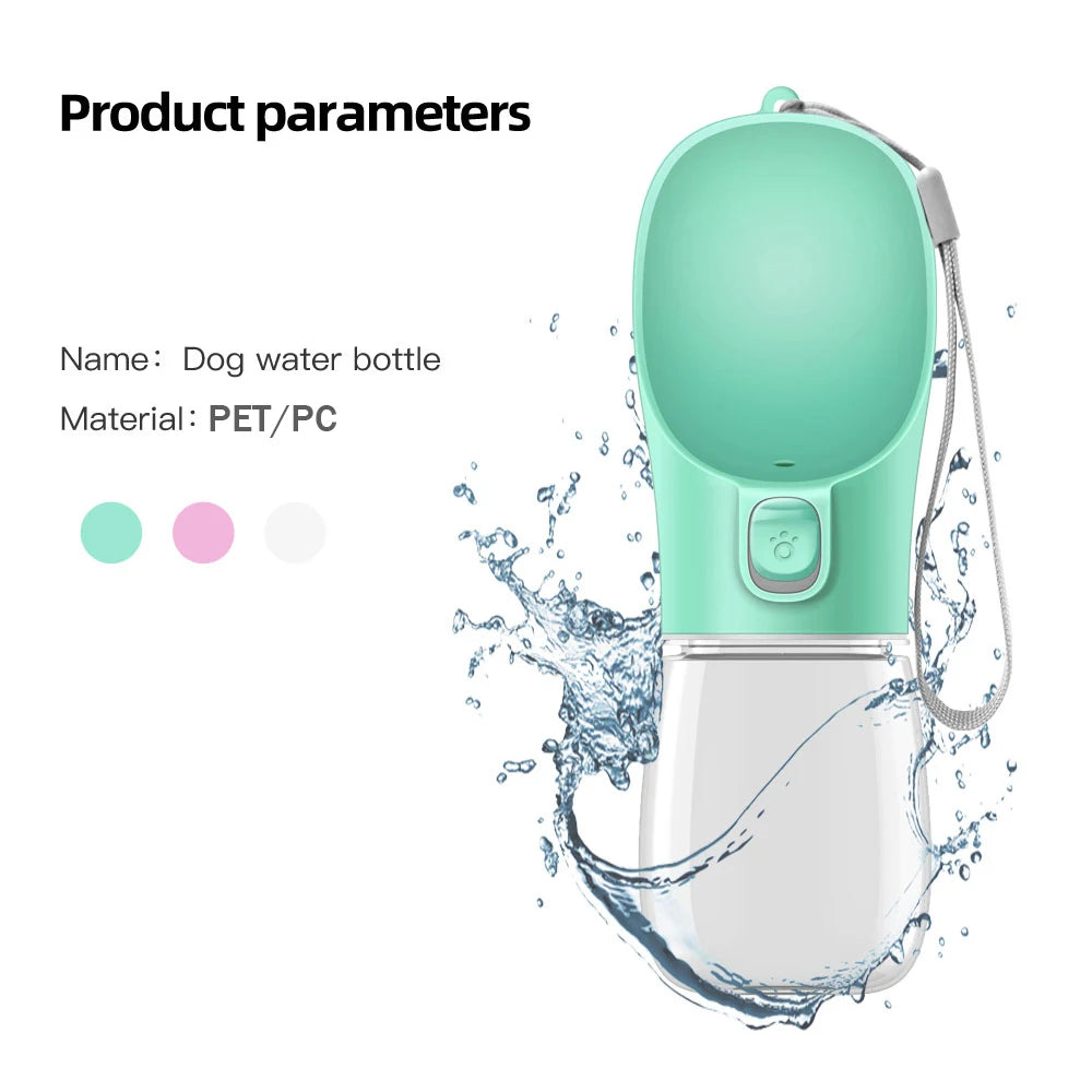 Outdoor Travel Leakproof Puppy Drinking Container Pug Chihuahua Labrador Dog Water Bottle For Pet Dogs Cats