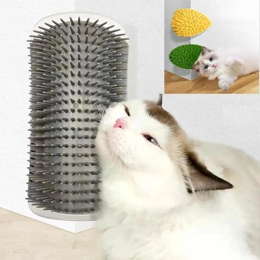 Cat Scratcher Massager for Cats Scratching Pets Brush Remove Hair